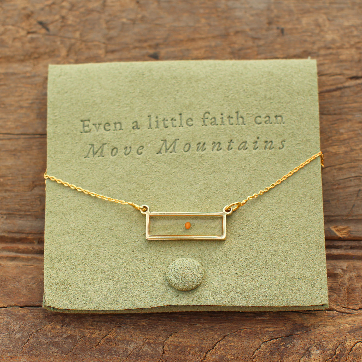 Mustard Seed Bar - Necklace