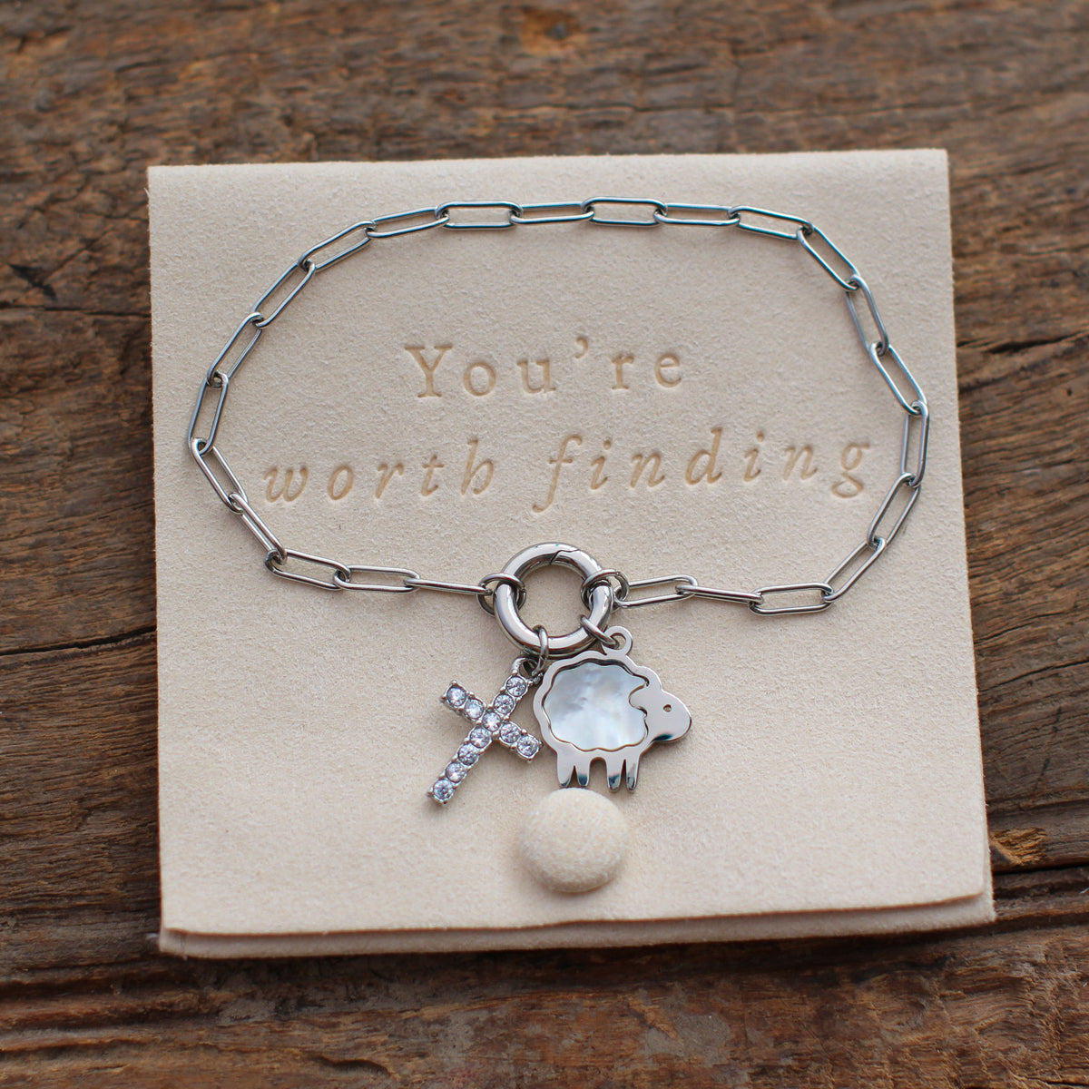 You're Worth Finding – Lost Sheep Bracelet