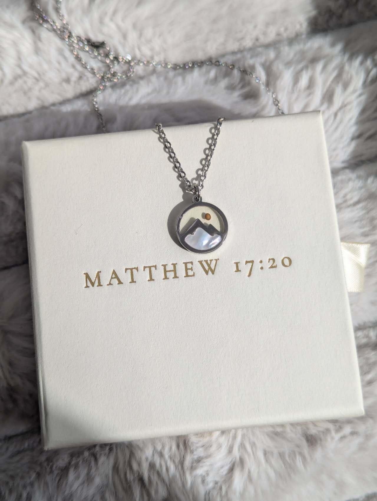 Faith Can Move Mountains - Necklace