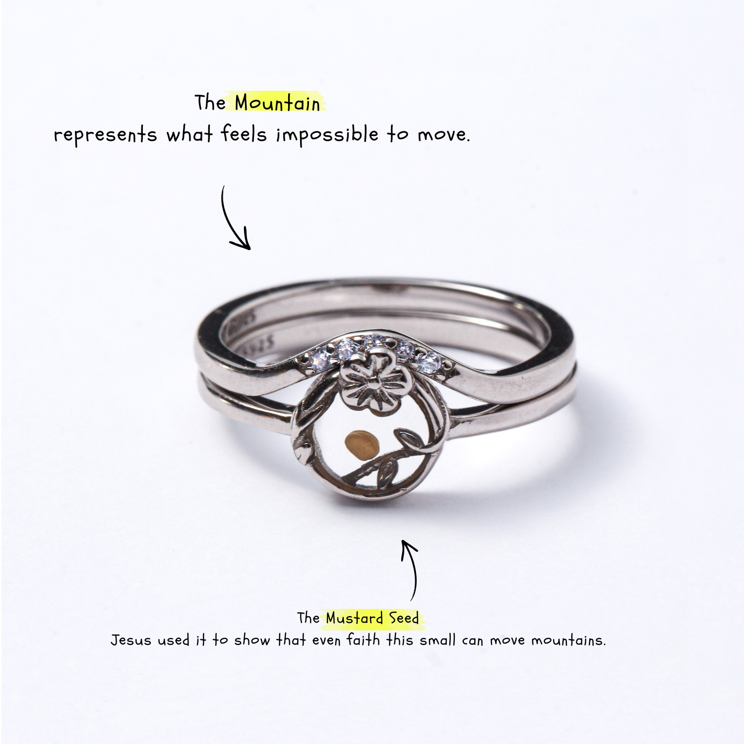 Flower Crest - Ring