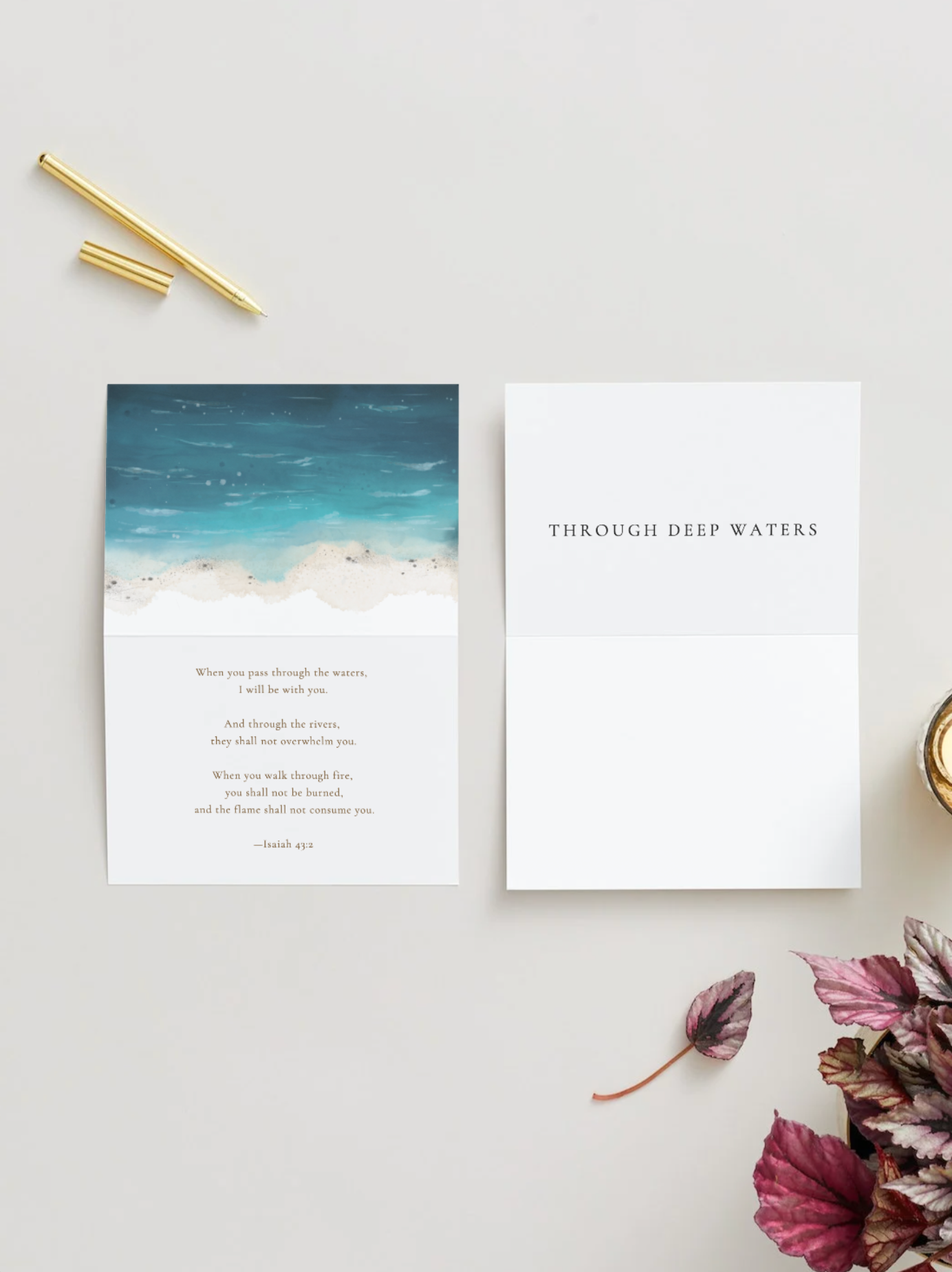 Through Deep Waters - Ring