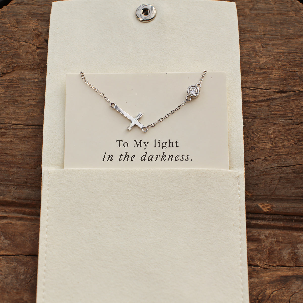 My Light in the Darkness - Cross Bracelet