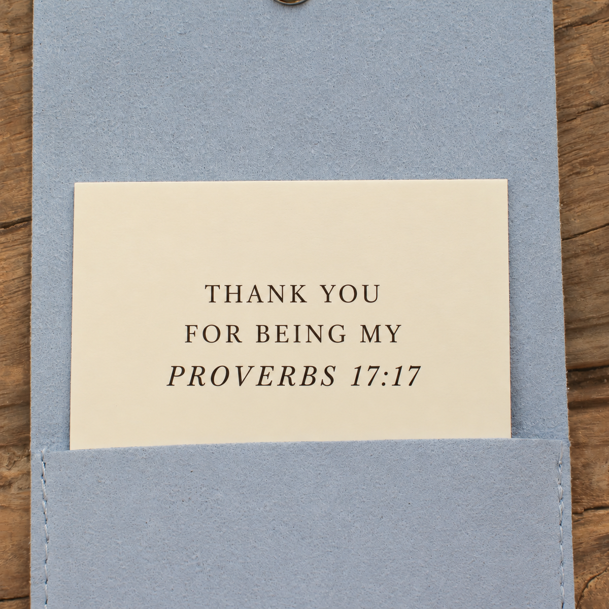 To My Proverbs 17:17 - Hammered Bangle