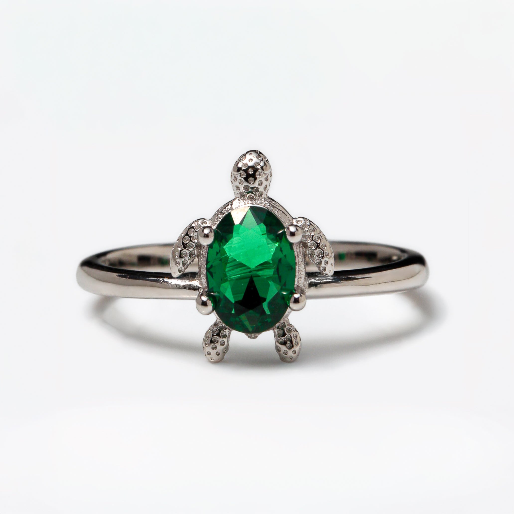 Follow The True Light - Sea Turtle Ring