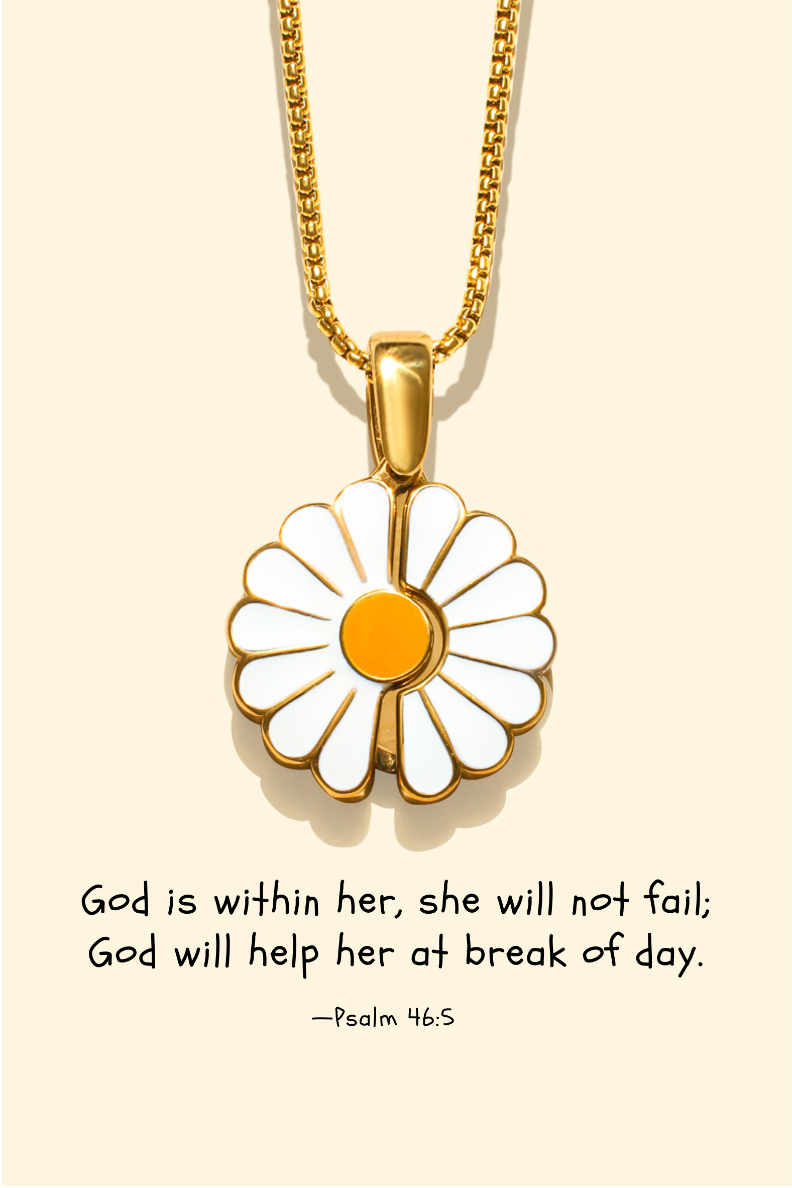 Daisy Locket - Stainless Steel Necklace