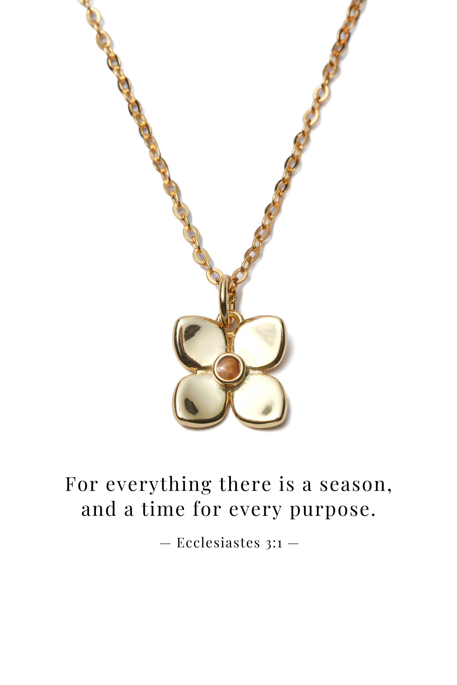 Sterling Flower - Necklace