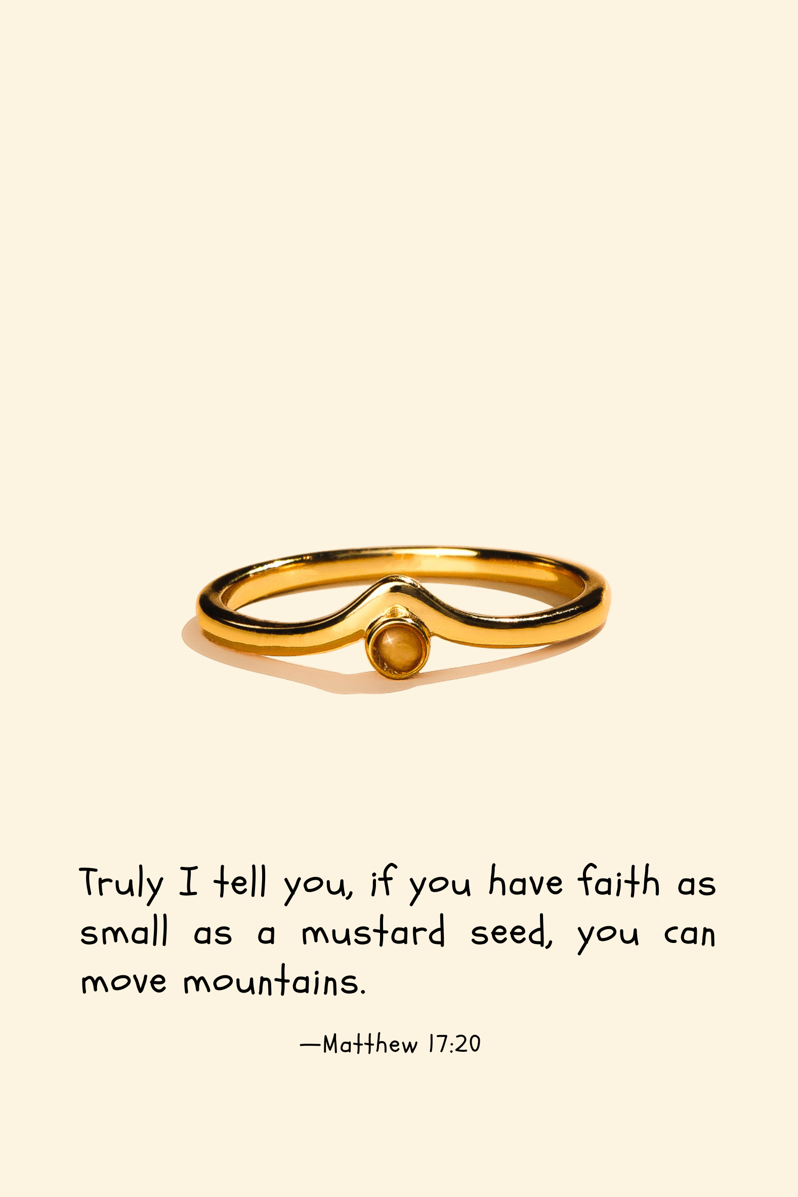 Dainty Move Mountains - Ring