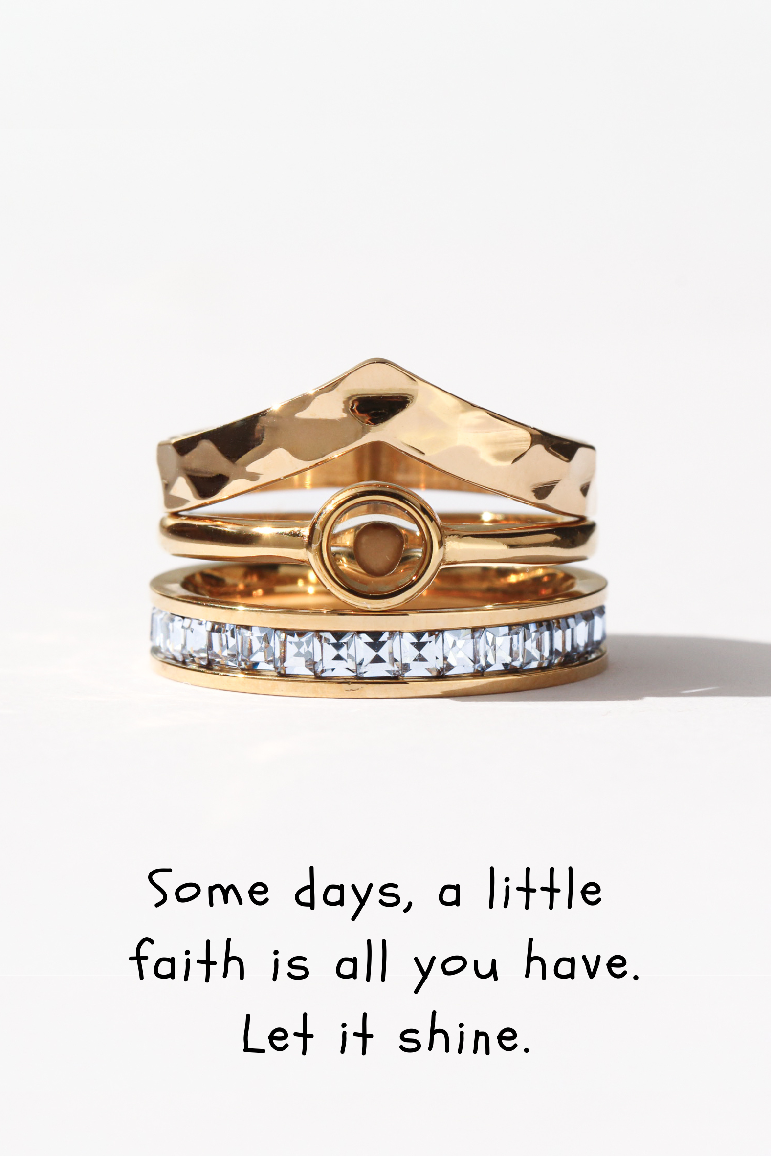 Chevron Mountain Studded Stack