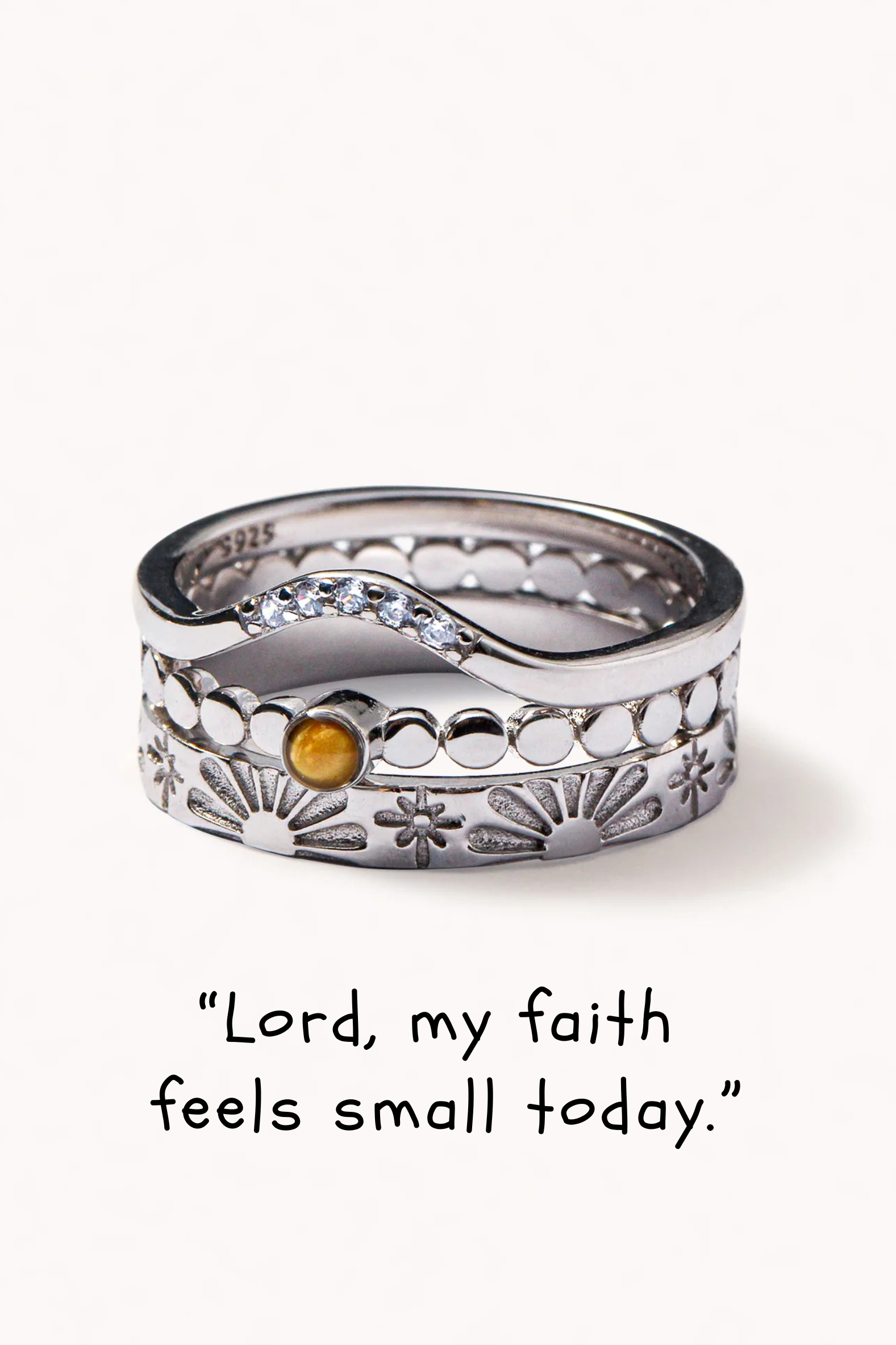 Growing Faith - 3 Ring Stack