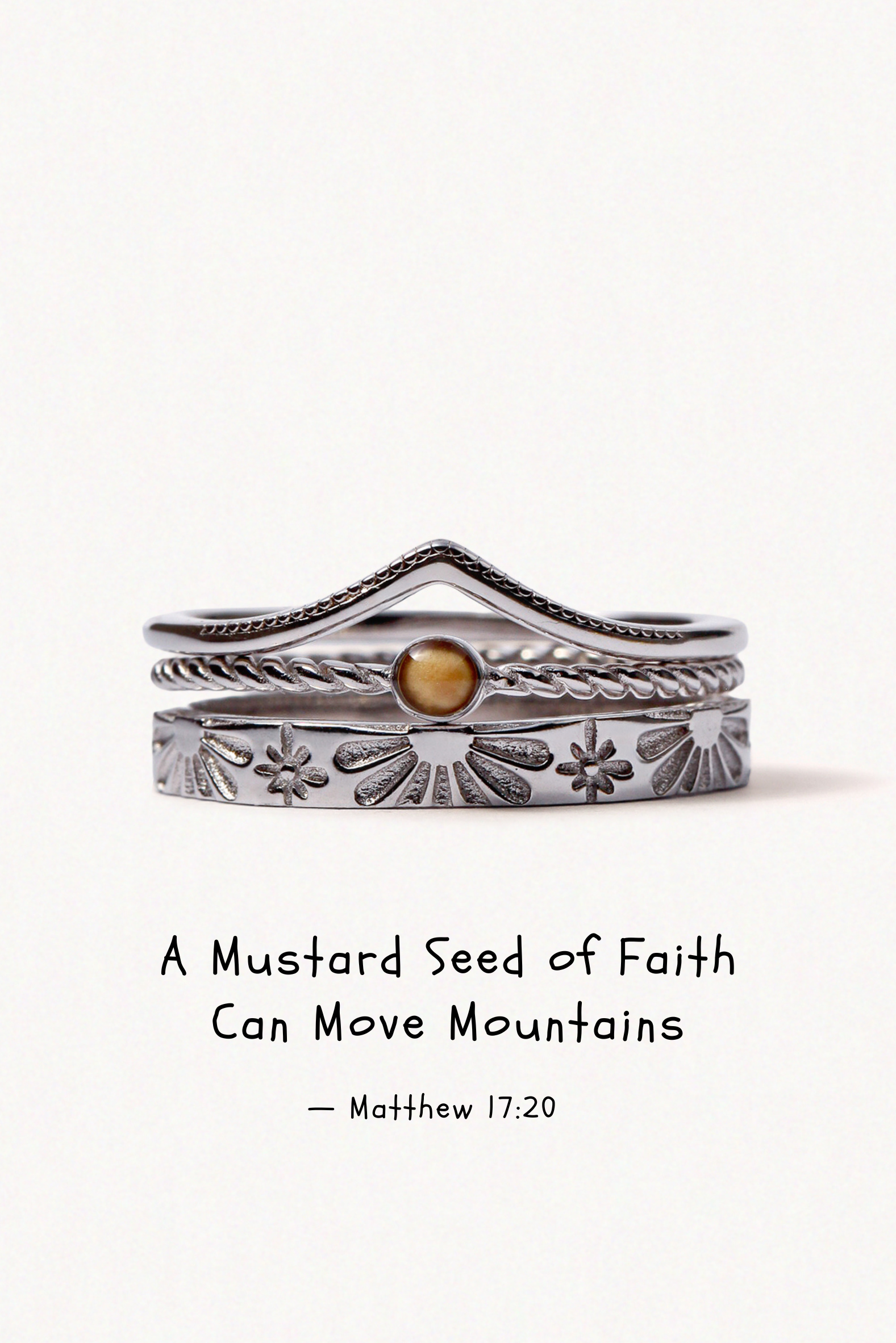 Mountain Ridge Stack - 2 Ring Stack