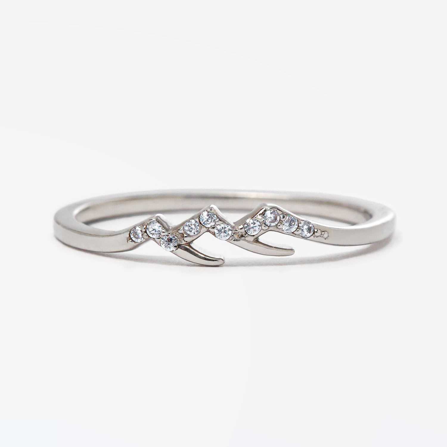 Mountain Peak - Stackable Ring