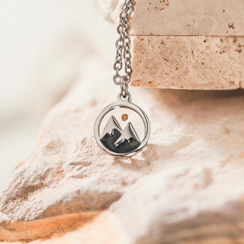 Move Mountains Necklace - Dark